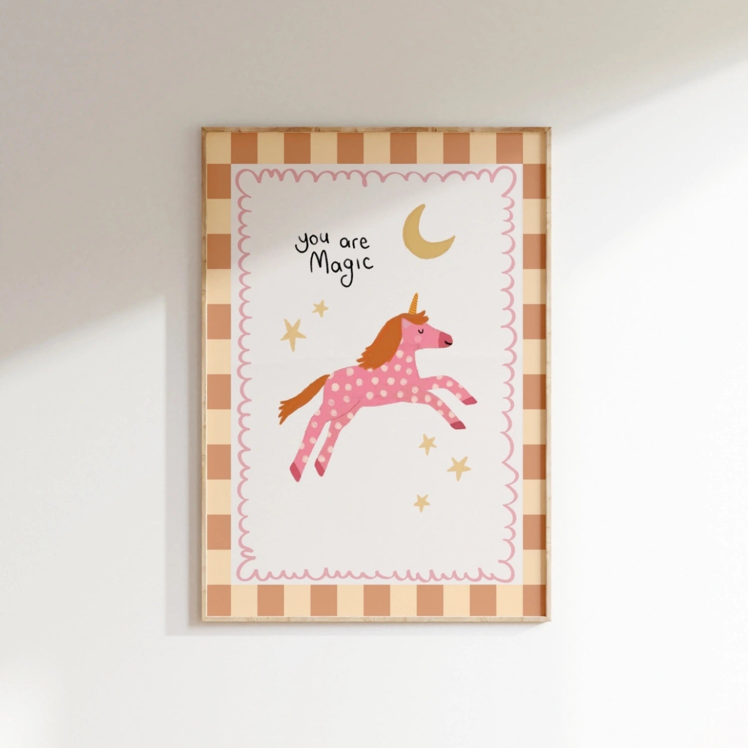 Pink Fantasy Animal Decor, Girls Room Decor