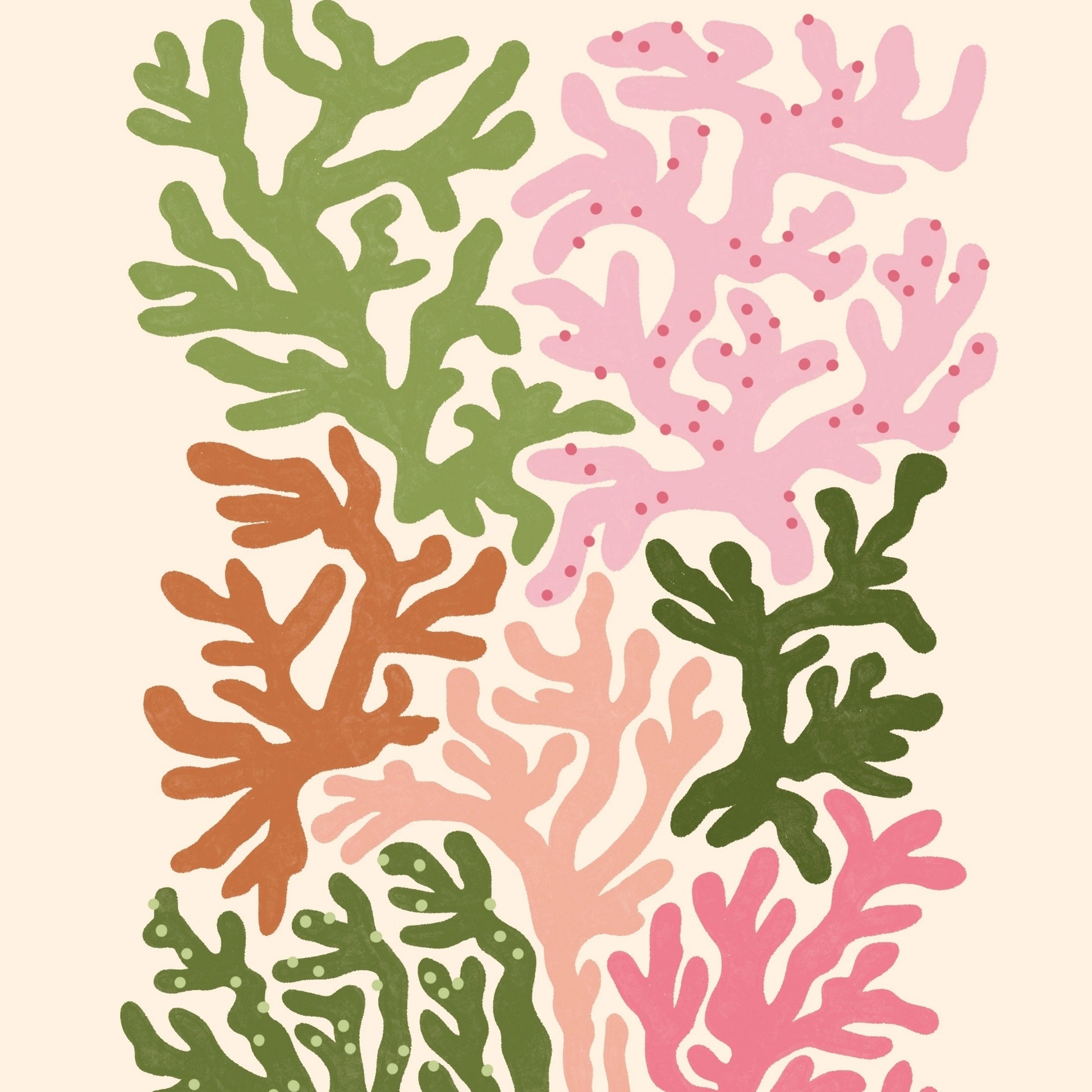 Tropical Seaweed Poster