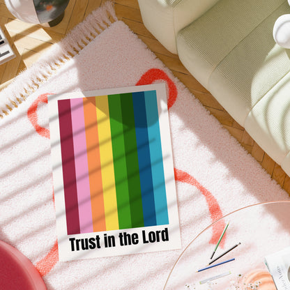 Trust in the Lord Wall Art - Christian Print