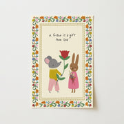 A Friend Is a Gift from God – Nursery & kids wall art