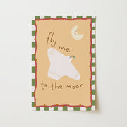 Moon and Stars Baby – Nursery & kids wall art