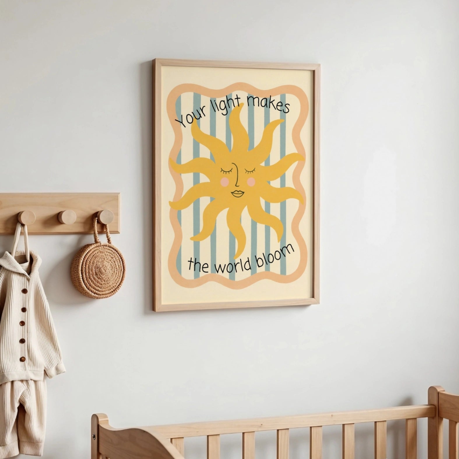 Warm Yellow Baby Room Decor