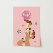 Disco Cowgirl Boots – Bookish Wall Art