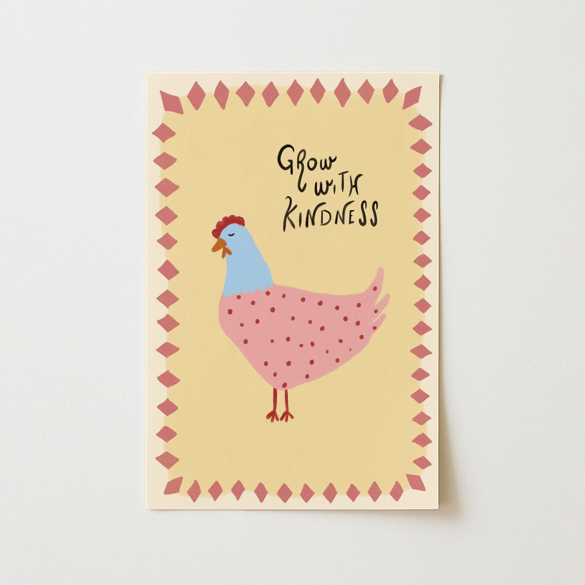 Grow With Kindness Nursery Print