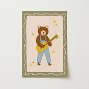 Cute Animal Music – Nursery & kids wall art