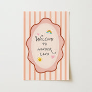 Welcome To Wonderland – Nursery & kids wall art
