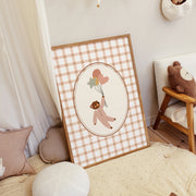 Flying Bear with Balloons – Nursery & Kids Wall Art