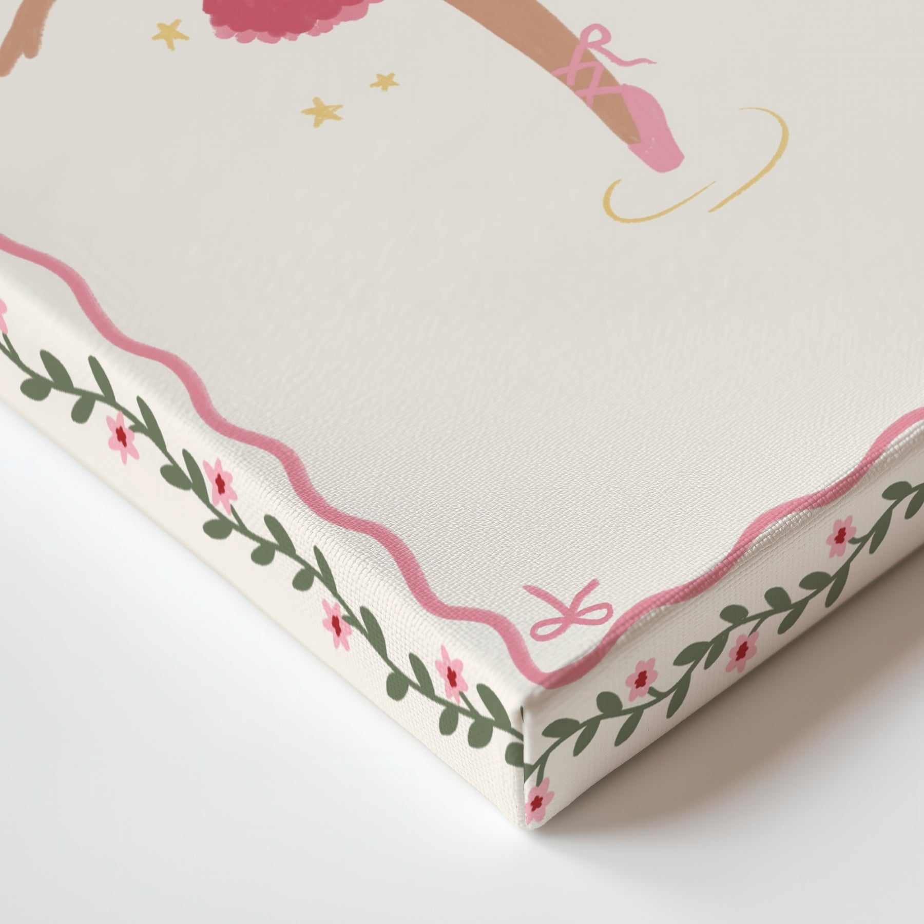 Ballerina Bunny Nursery Canvas Print