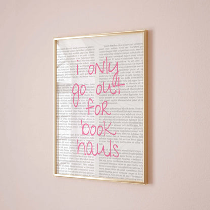 Book Hauls – Pink Bookish Print