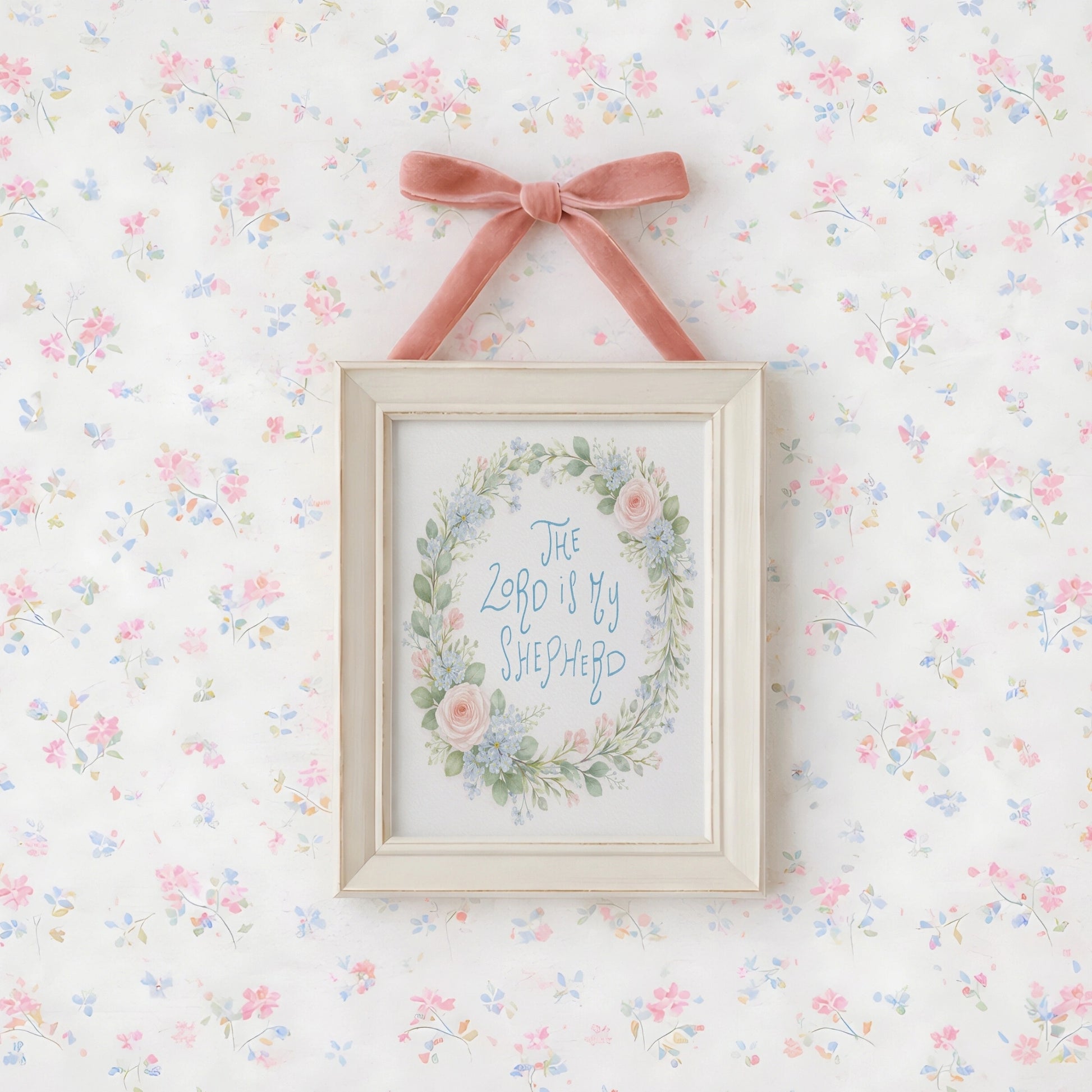 Le Seigneur est mon berger - Décoration murale chrétienne