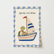 Sailboat Turtle – Nursery & kids wall art