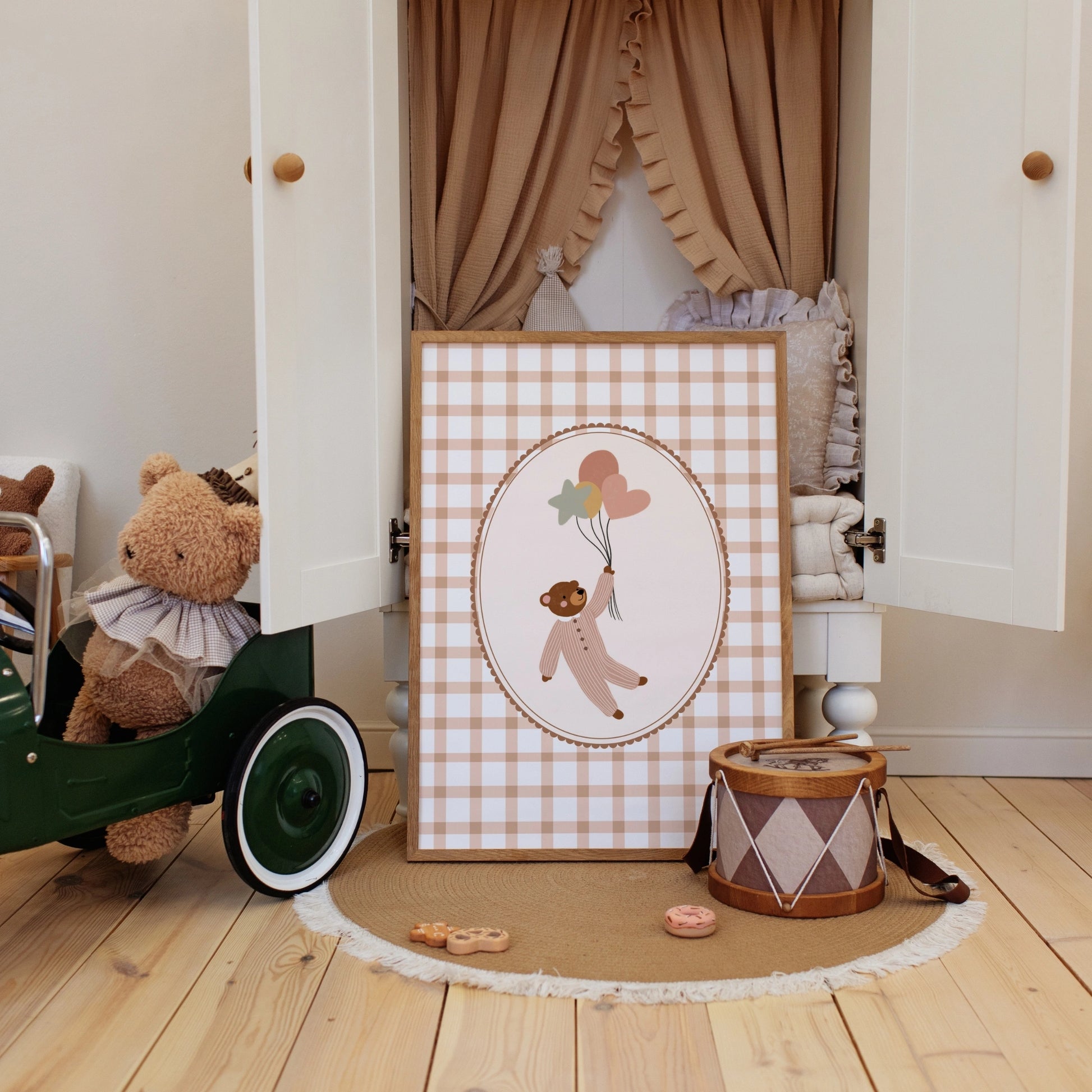 Arte de Pared Infantil Osito de Peluche
