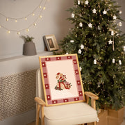 Weihnachtshase mit Geschenken – Weihnachtsposter