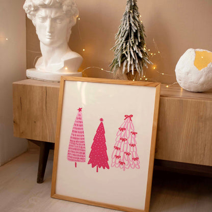 Retro Holiday Print