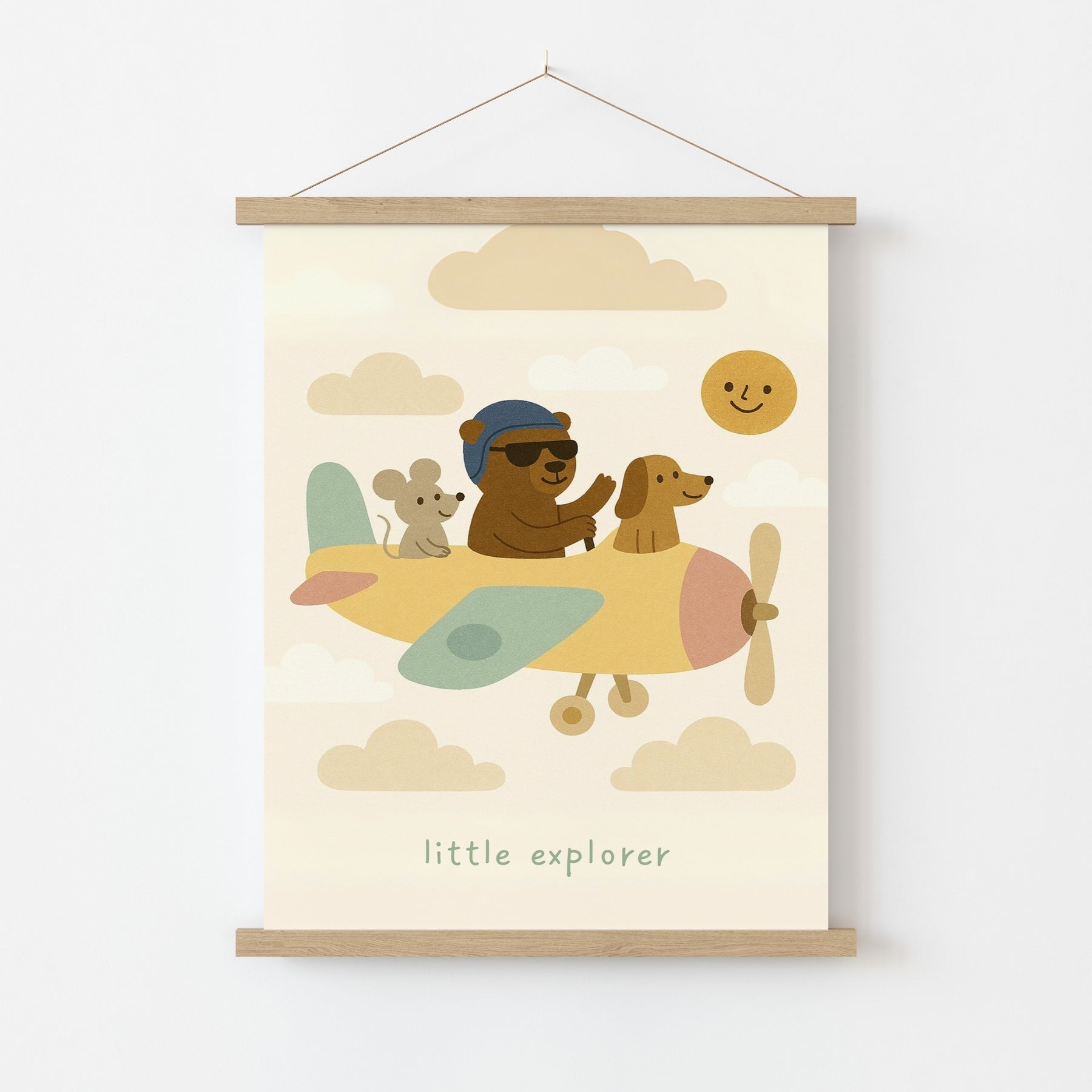 Little Explorer Nursery Print