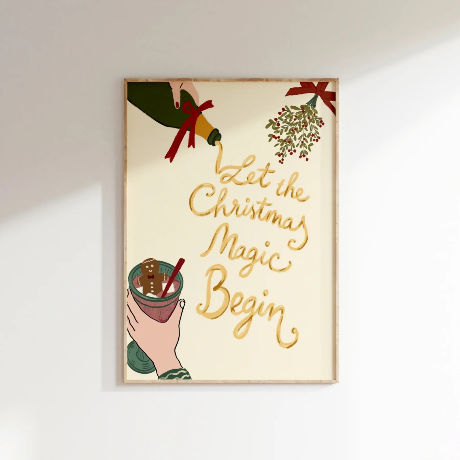 Let the Christmas Magic Begin – Poster di Natale
