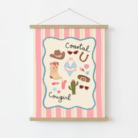 Coastal Cowgirl Wall Art
