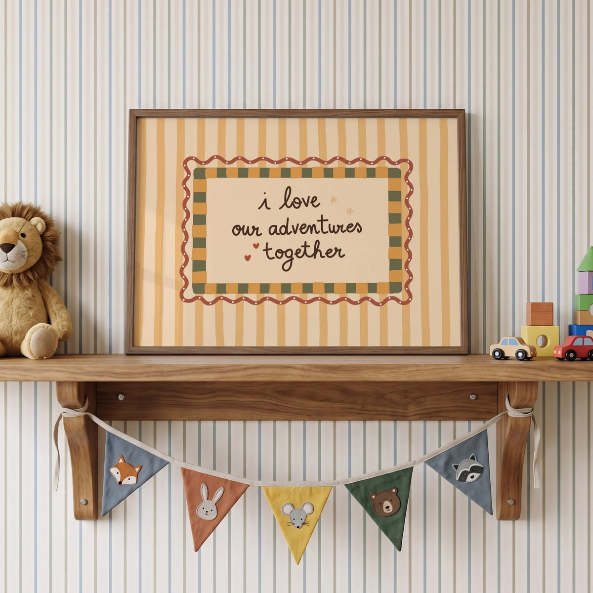 I Love Our Adventures Together – Poster per bambini