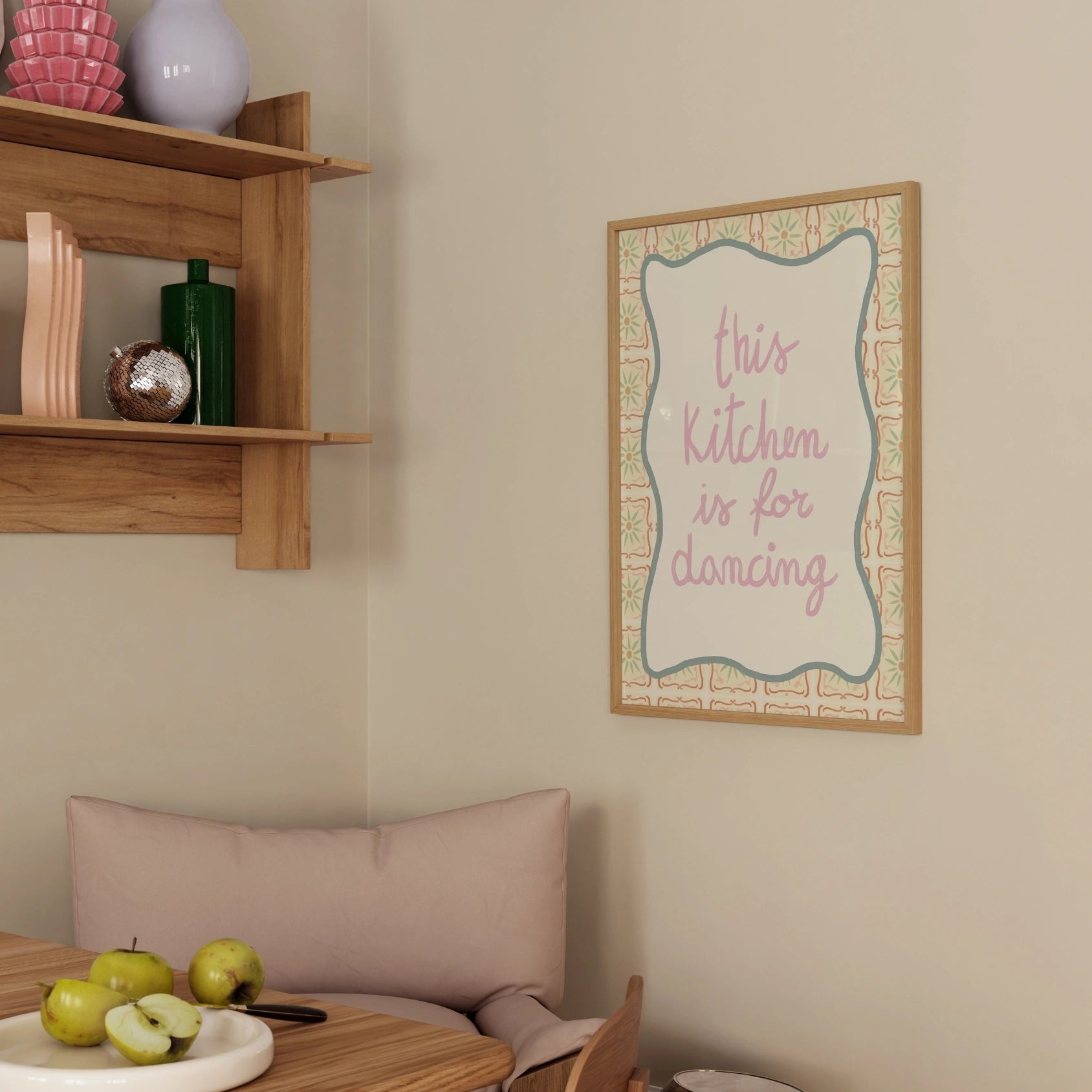 This Kitchen Is for Dancing Wall Art