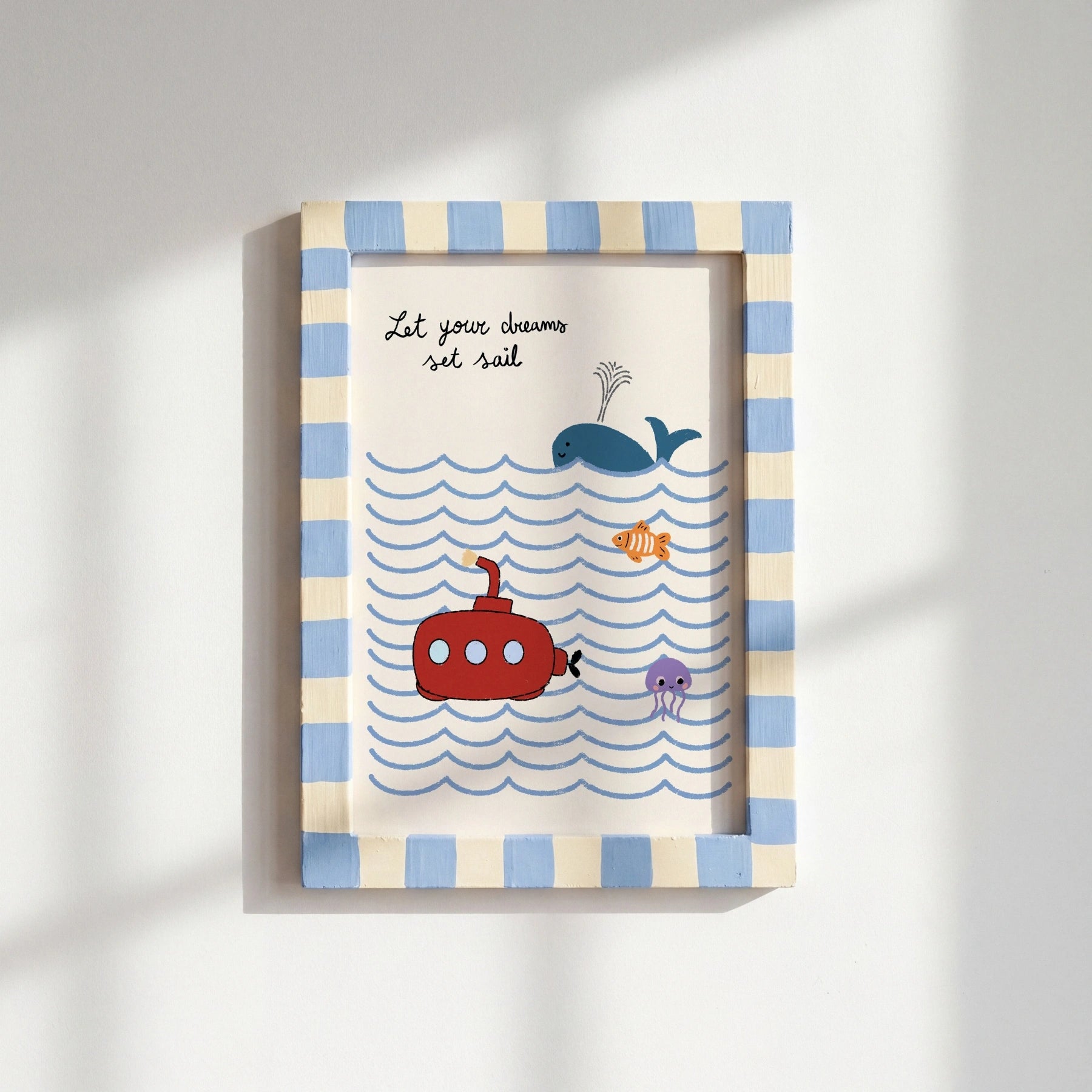 Ocean Nursery Wall Art, Boys Room Decor