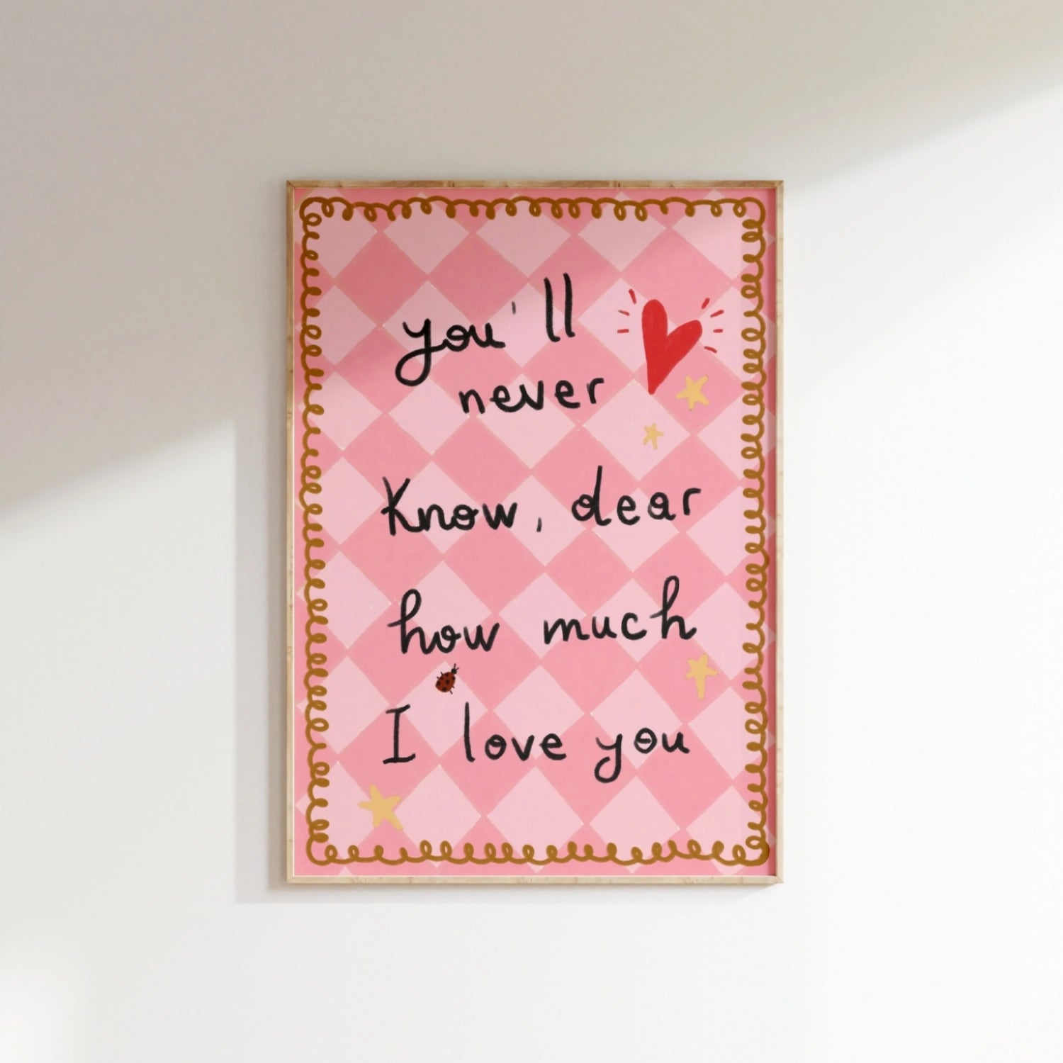 Love Quote Nursery Wall Art, Girls Room Decor