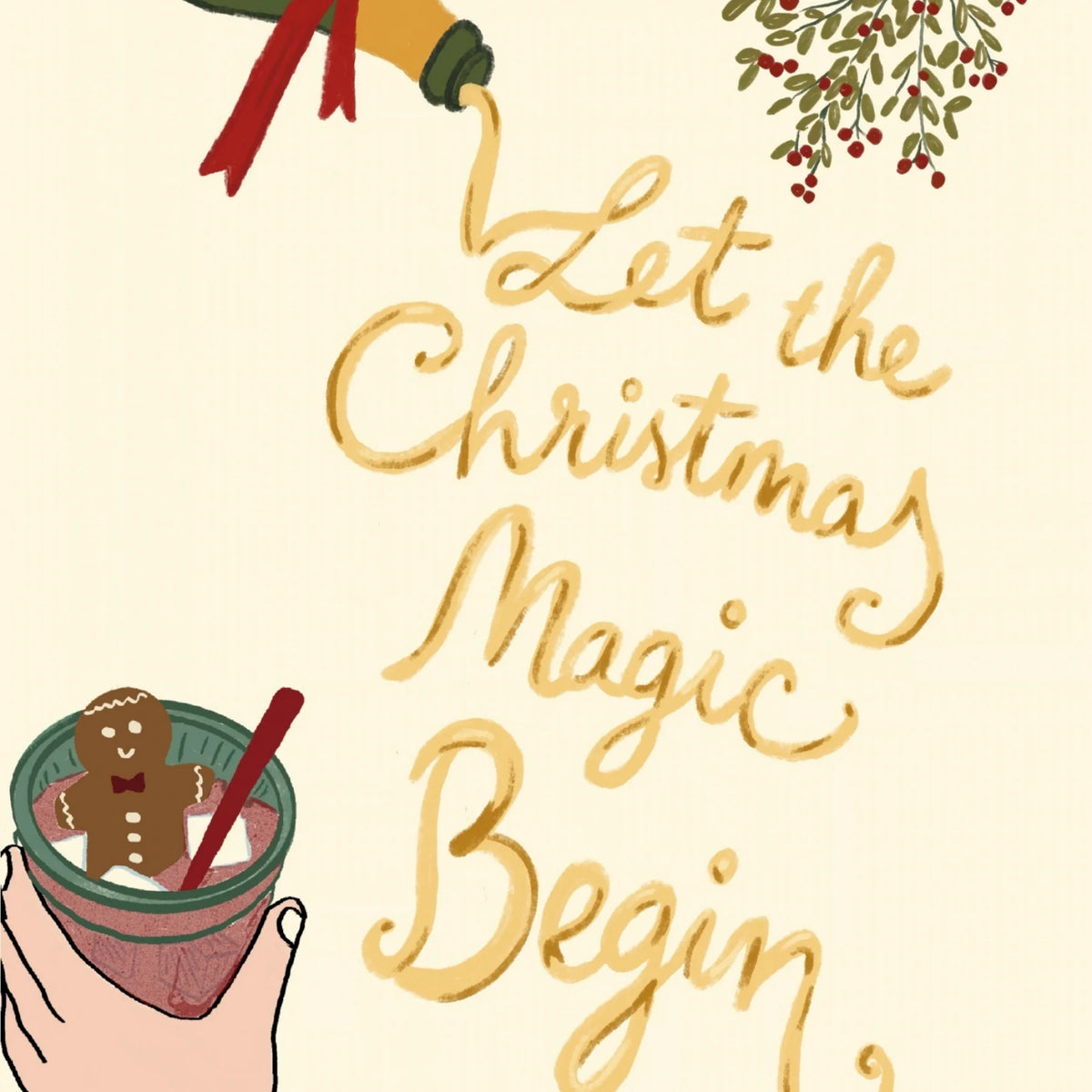 Let the Christmas Magic Begin – Póster de Navidad