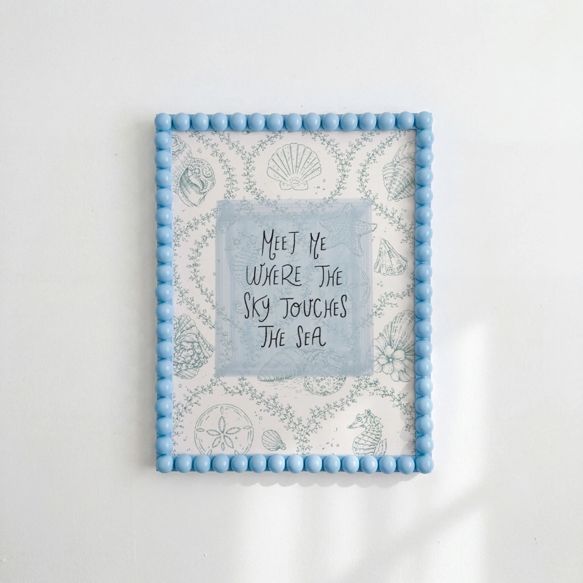 Meet Me Where The Sky Touches, Coastal Wall Decor