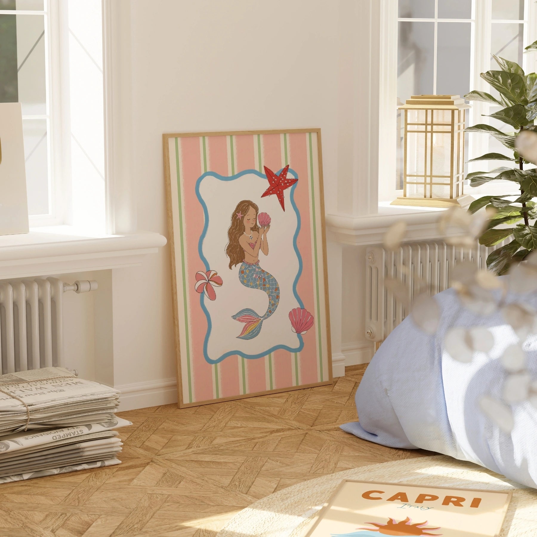 Mermaid Coastal Wall Art