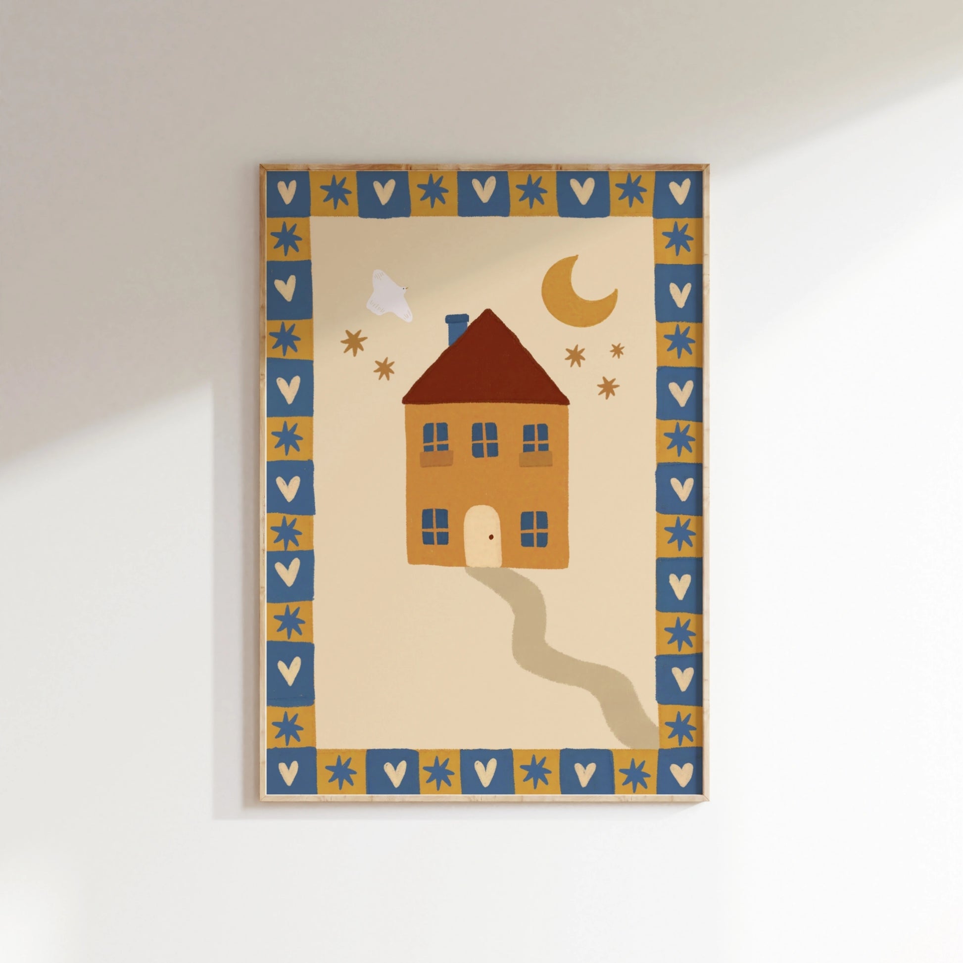 Stampa per cameretta Little Dreamers, decorazioni vintage per cameretta