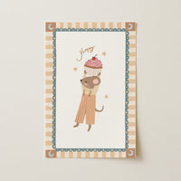 Arte murale Topolino cupcake per cameretta
