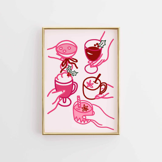 Retro Christmas Party Decor