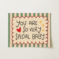 You Are So Very Special Baby Wall Art, Colorful Kids Decor