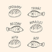 Ordinary Things Become Miracles – Christian Wall Art