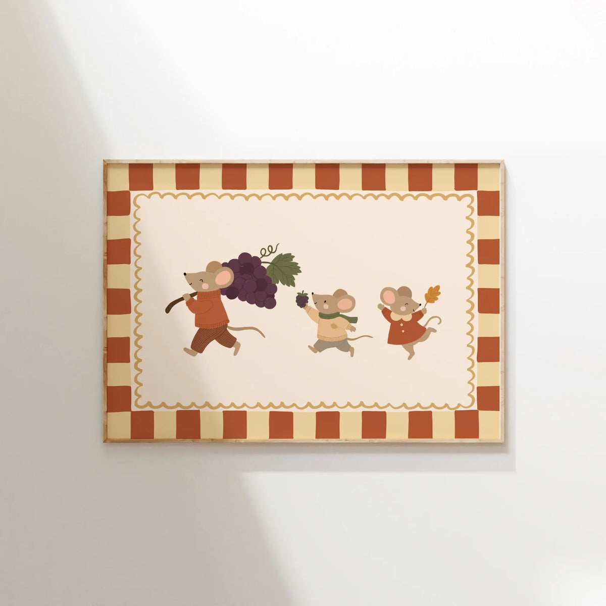 Three Little Harvest Mice – Poster per bambini