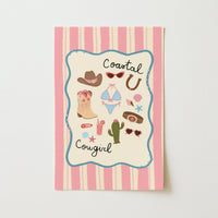 Coastal Cowgirl Wall Art