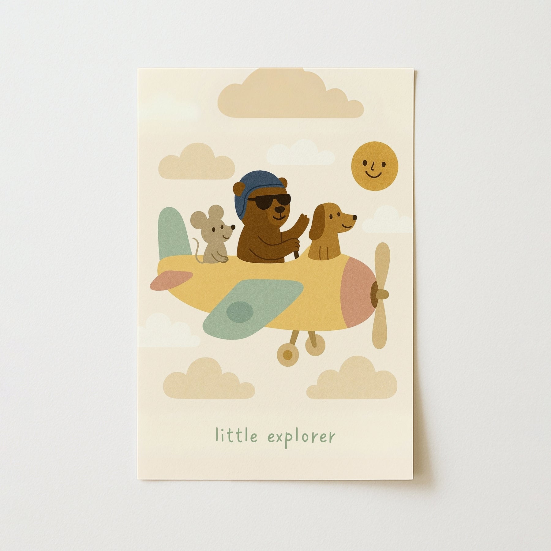Little Explorer Nursery Print