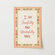 I Am Fearfully and Wonderfully Made – Nursery & kids wall art