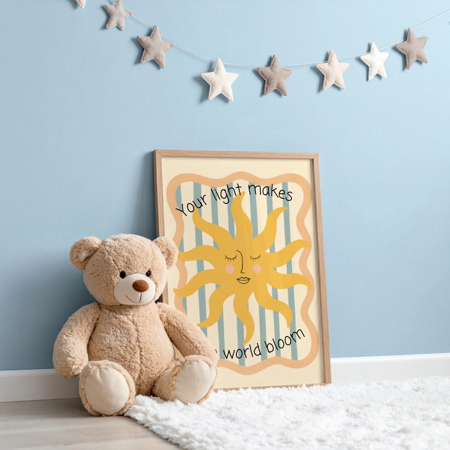 Warm Yellow Baby Room Decor