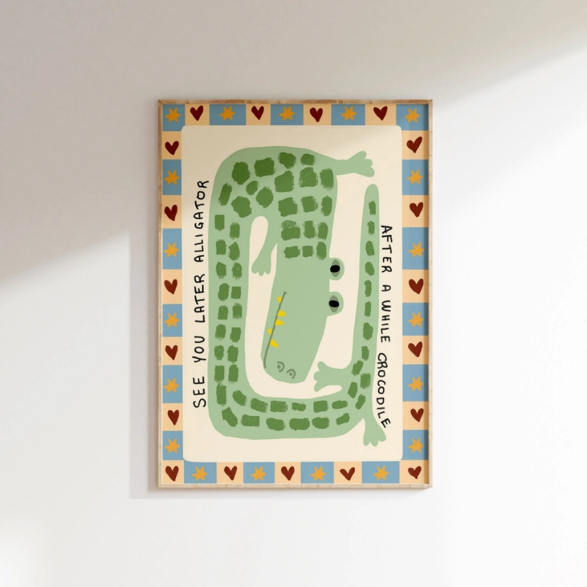 See You Later Alligator, Colorful Kids Decor