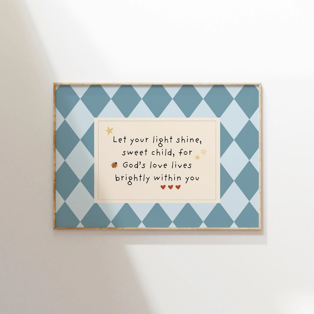Christian Baby Wall Art, Christian Nursery Decor