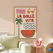 La Dolce Vita - Poster costiero