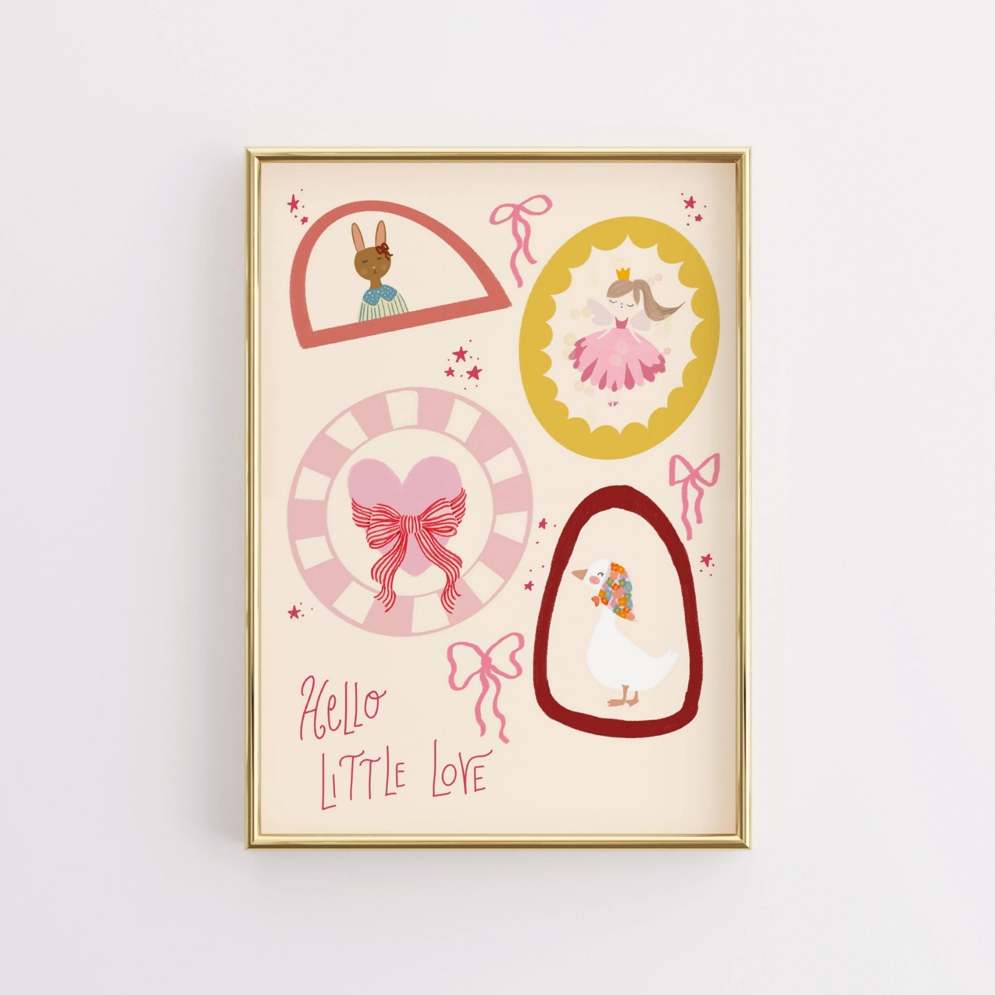 Collage mural sucré