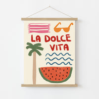 La Dolce Vita Wall Art - Summer Coastal Print