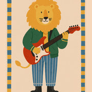 Rockstar Lion – Nursery & kids wall art