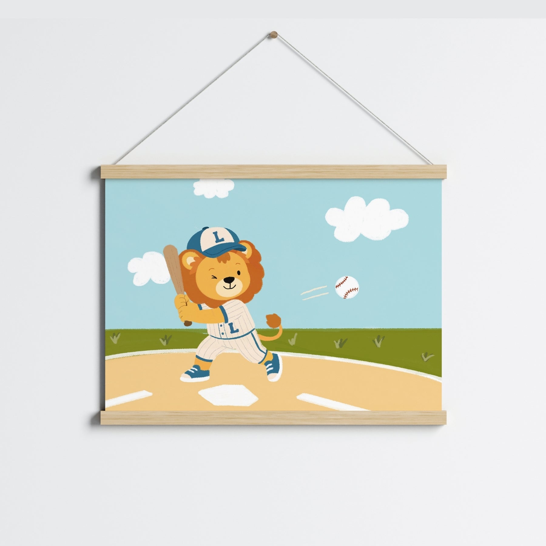 Whimsical Baseball Wall Decor