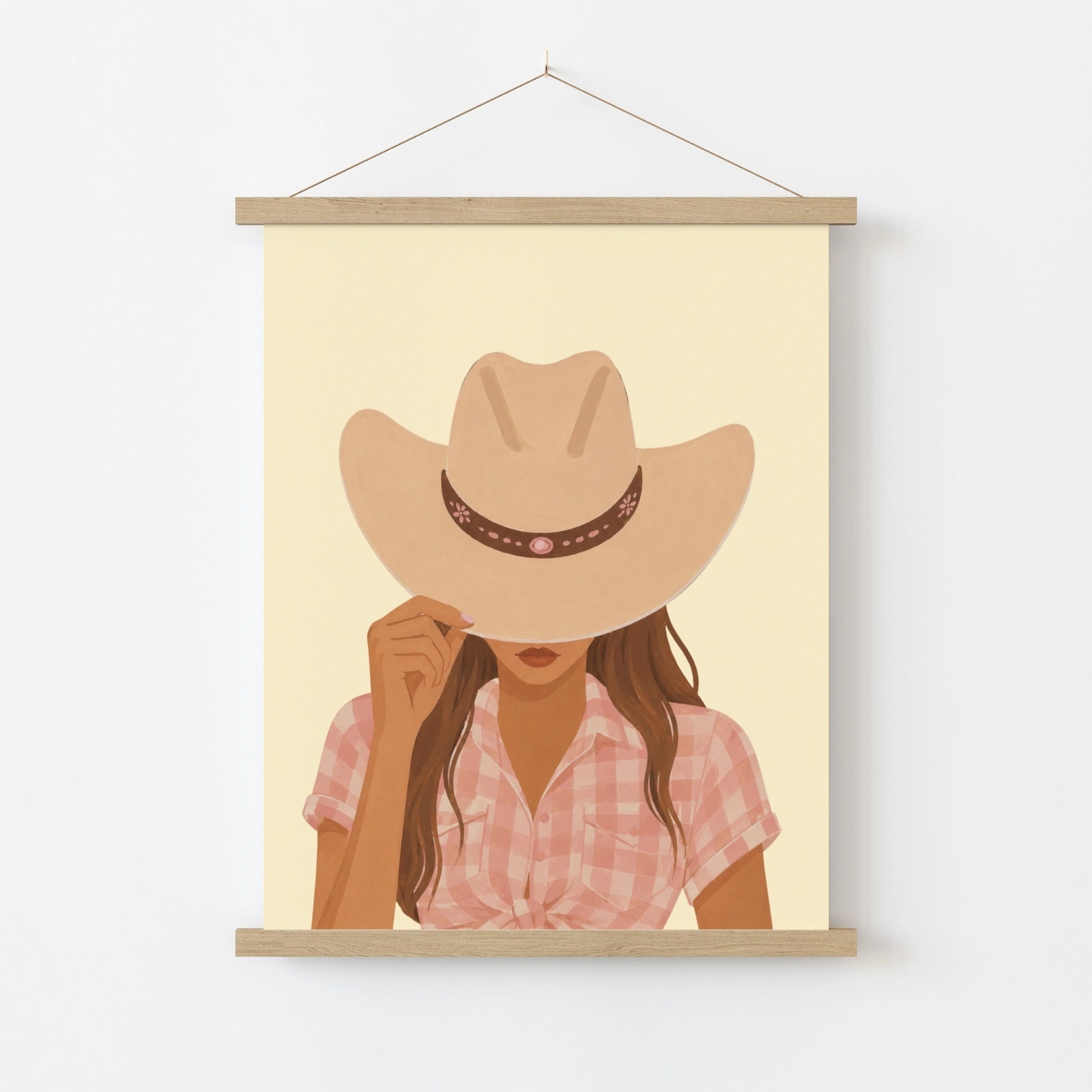 Western Girl Wall Art