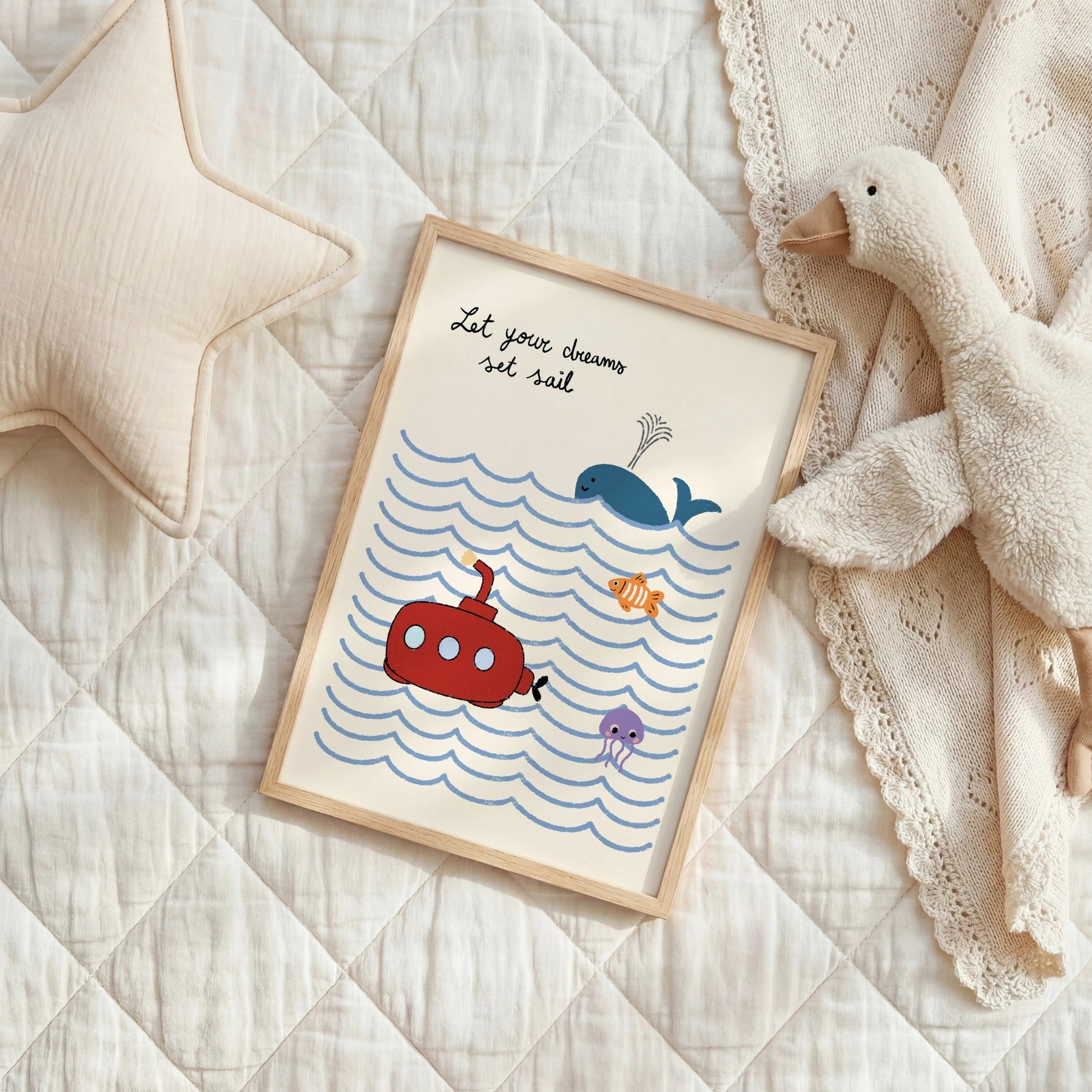 Ocean Nursery Wall Art, Boys Room Decor