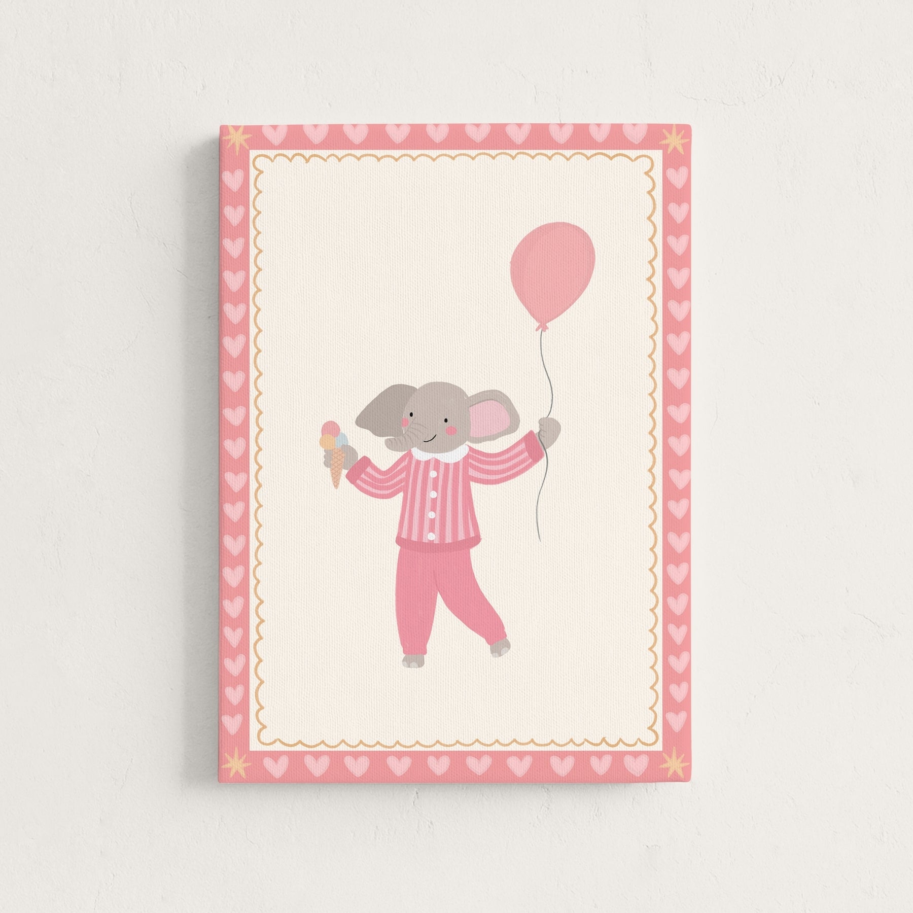 Tela decorativa rosa tenue per la cameretta dei bambini