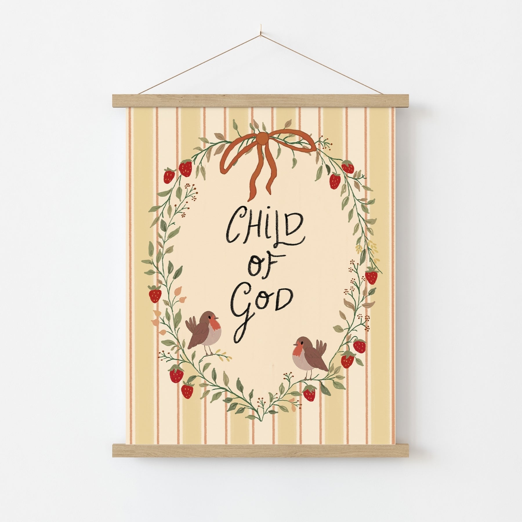 Child of God Christian Nursery Wall Art, Christian Nursery Decor
