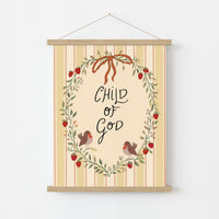 Child of God Christian Nursery Wall Art, Christian Nursery Decor